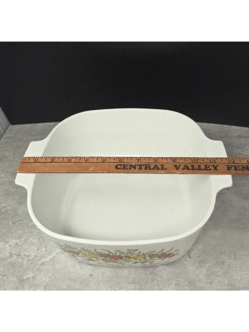 Big Bertha Corelle Spice Of Life 5 quart Baker *Great Vibrant Graphic (No DWD)